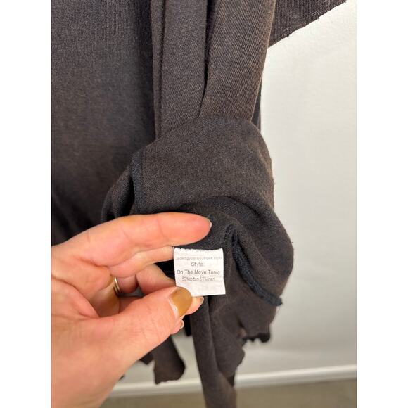 Jaded Gypsy On The Move Oversized Boho Tunic in Washed Brown, OS NWT - Picture 4 of 7